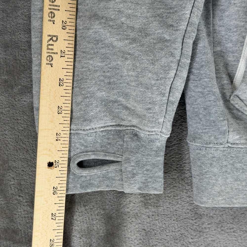Analog AG Crux Hoodie Mens Medium Gray Yellow Logo Fleece Pullover 172361 - Picture 7 of 14